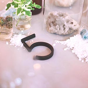Black Bold Table Numbers - Loose Black Acrylic Wedding Table Numbers - Wedding Decoration - Wedding Reception Decoration - Wedding Signs
