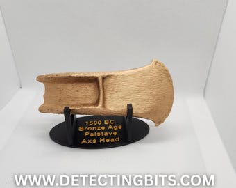 Réplica de cabeza de hacha Palstave de la Edad de Bronce