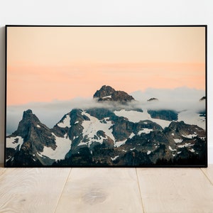 Mount Rainier Foothills - Poster Print - Multiple Sizes  |  NO FRAME