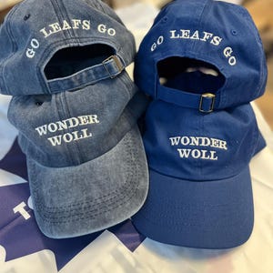 WONDER WOLL Cappello da papà Joseph Woll Toronto Maple Leafs Vintage Wash, unisex, ricamato, con berretto, per adulti, fan dei Leafs, Go Leafs Go immagine 9