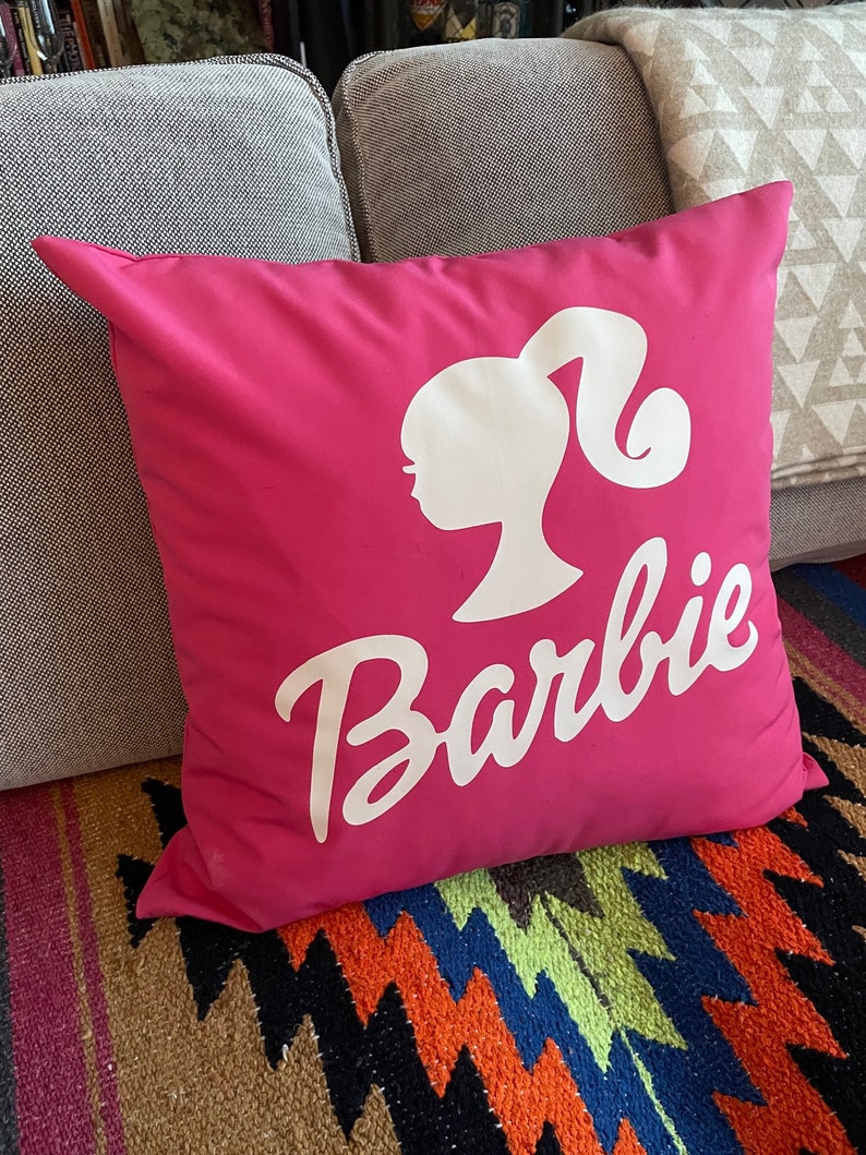 Fuschia Pink Barbie Indoor Outdoor Cushion Pillow Cover Throw Etsy
