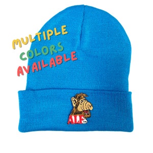 Vintage ALF embroidery patch Beanie Toque Hat Adult 80s TV series holiday Christmas gift various colours