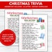 Christmas Trivia Game Printable, Christmas Party Game, Holiday Trivia ...