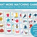 Spring Matching Game Printable, Spring Memory Game, Preschool Activity ...