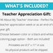 Teacher Appreciation Week Printable, All About My Teacher, Teacher ...