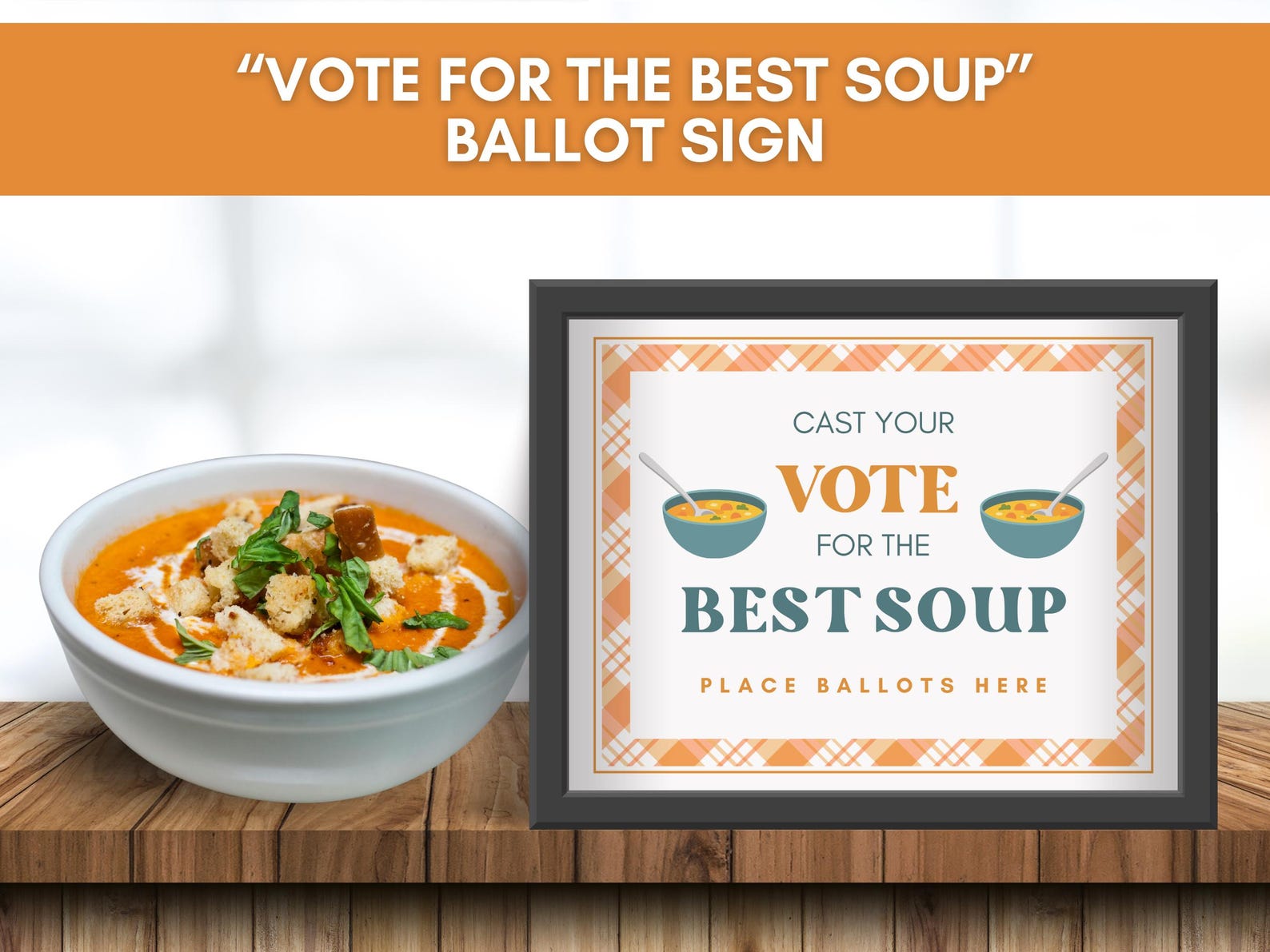 Soup Cook-off Contest Kit, Soup Scorecards, Soup Competition Voting ...