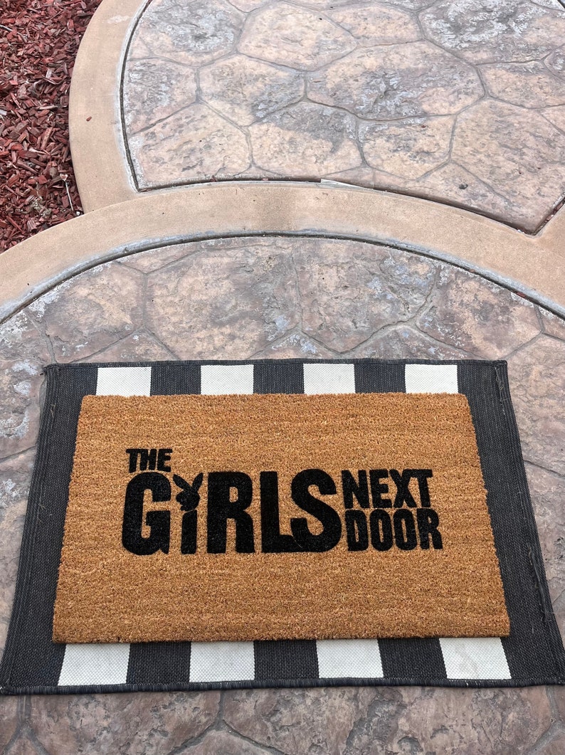 The Girls Next Door Doormat. Playboy Doormat. Hugh Hefner. Etsy