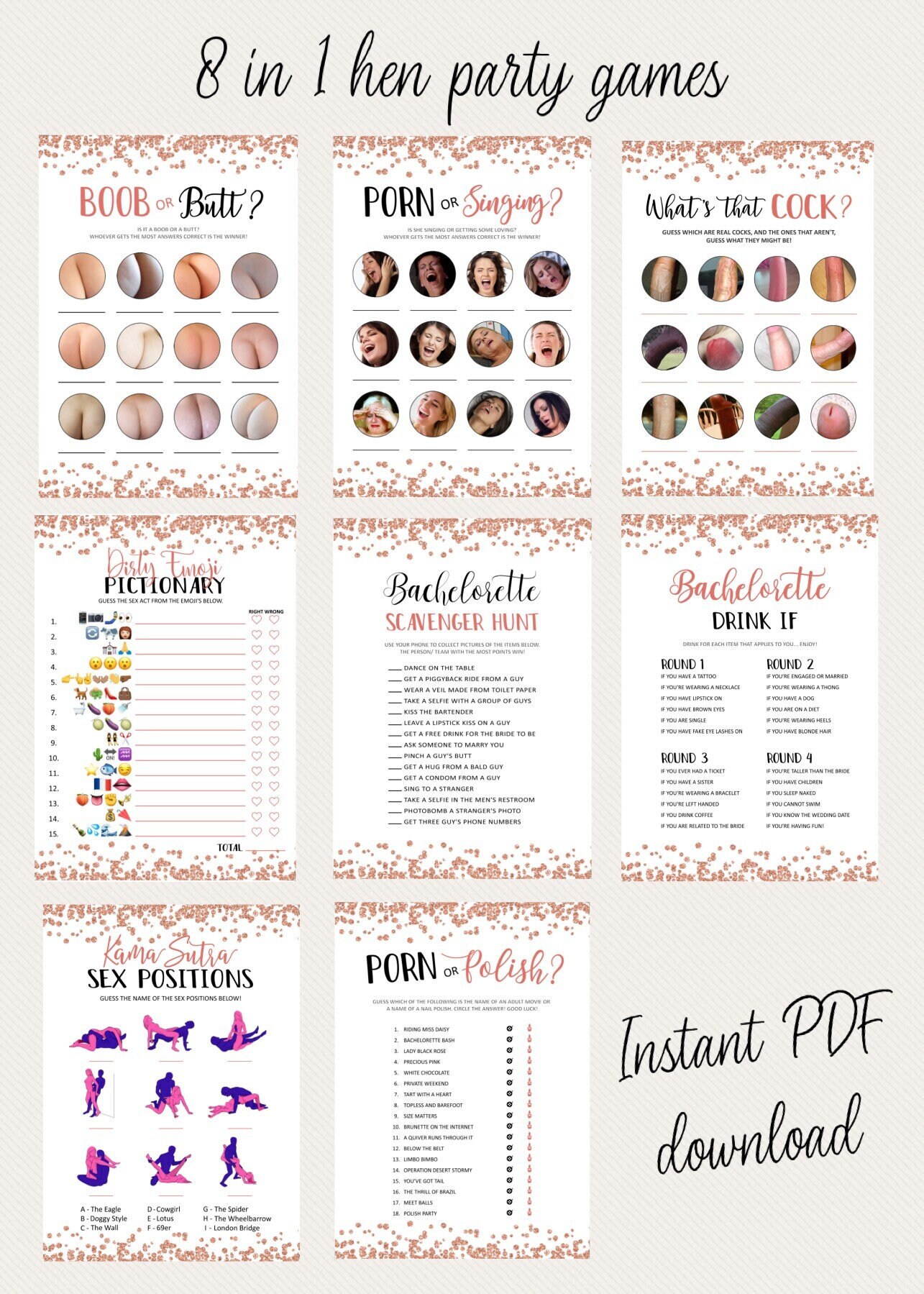 Impression Coquine Etsy France