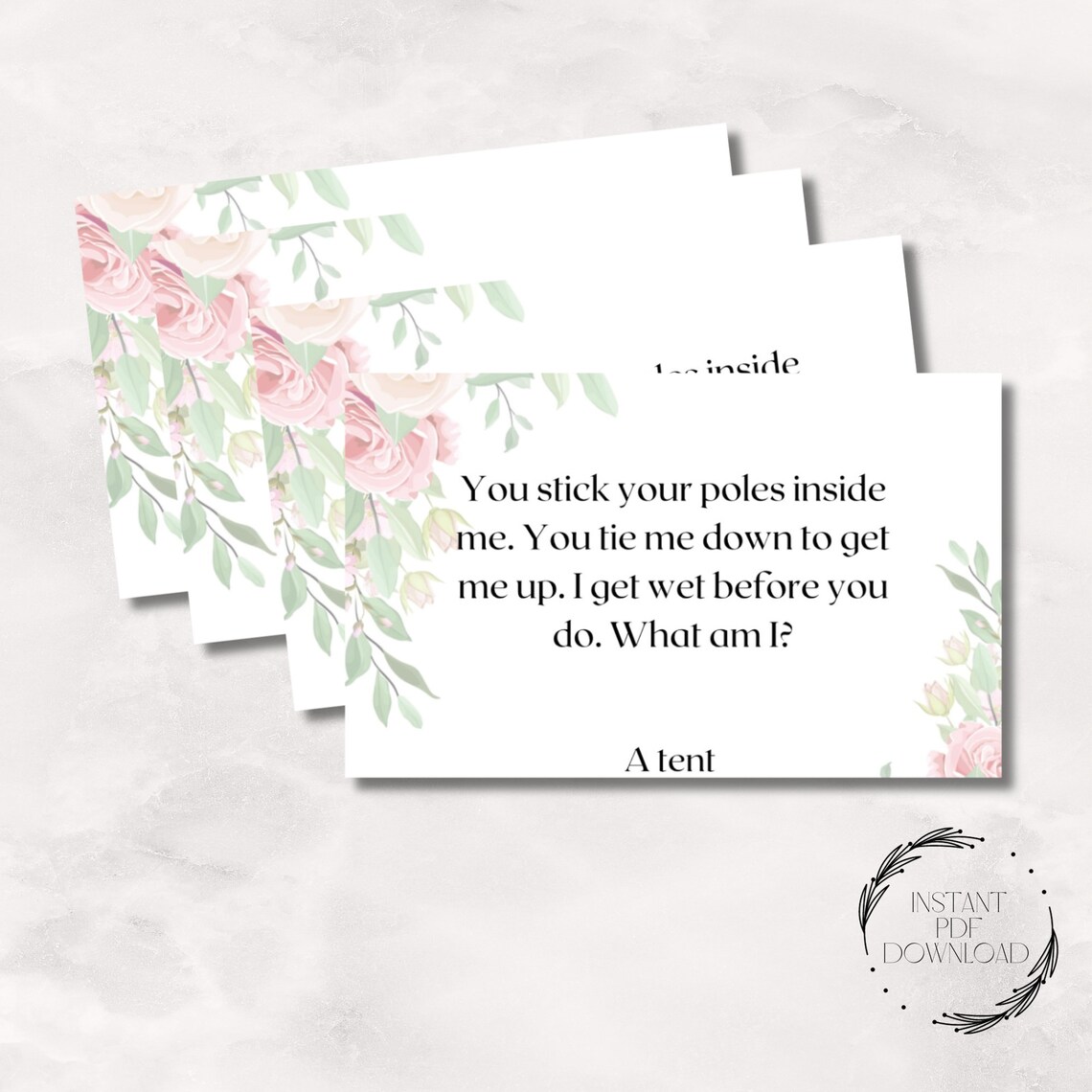 Rude Riddles Hen Party Game | Bachelorette Funny Rude Games | Drinking ...