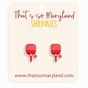 Pickleball Stud Earrings