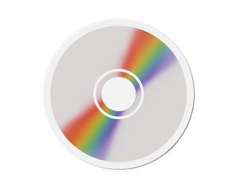 CD Magnet, Retro CD, Throwback, Millennial, Music, Locker, Refrigerator, 90s, 2000s