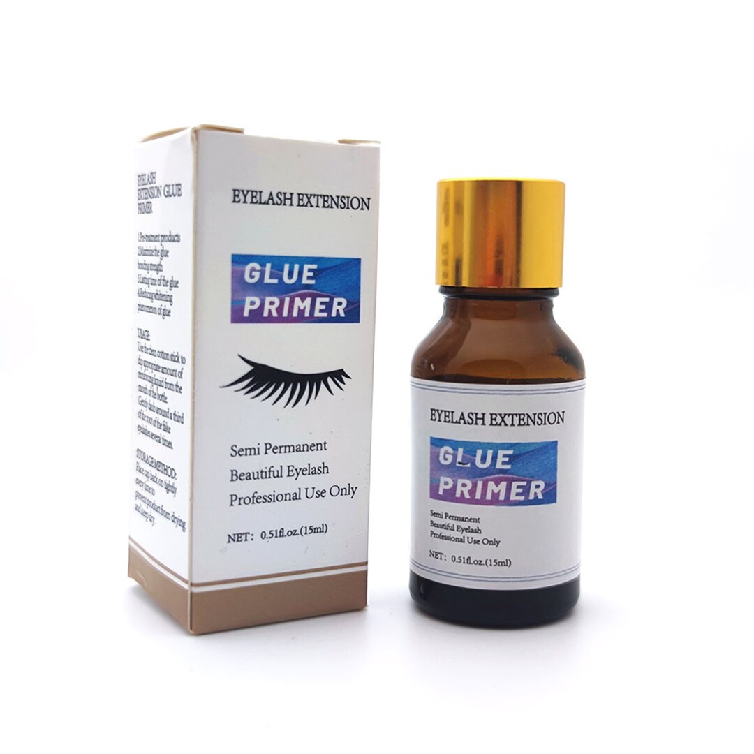 2PCS Eyelash Extension Primer Super Bonder Lash Application Extend Time ...
