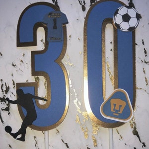 Numero ispirato ai Puma Cake Topper