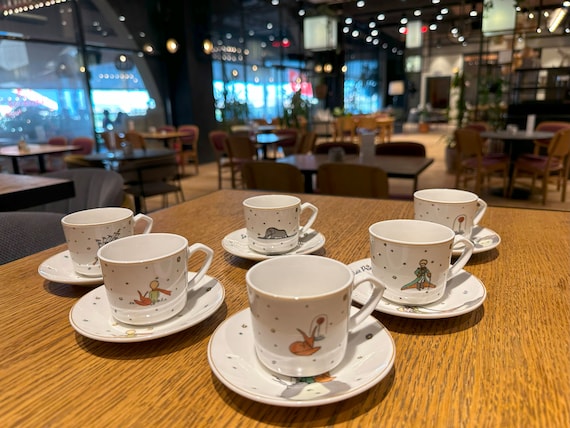 Little Prince Turkish Coffee Set, Espresso Mug Set, Turkish Cups, Iconic Gifts, Housewarming Gifts, Traditional Gifts, Personel Gift