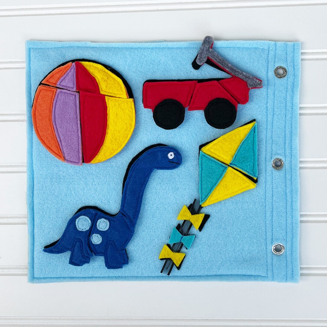 Puzzle Quiet Book Page Busy Book Puzzle Montessori Toy Busy Etsy