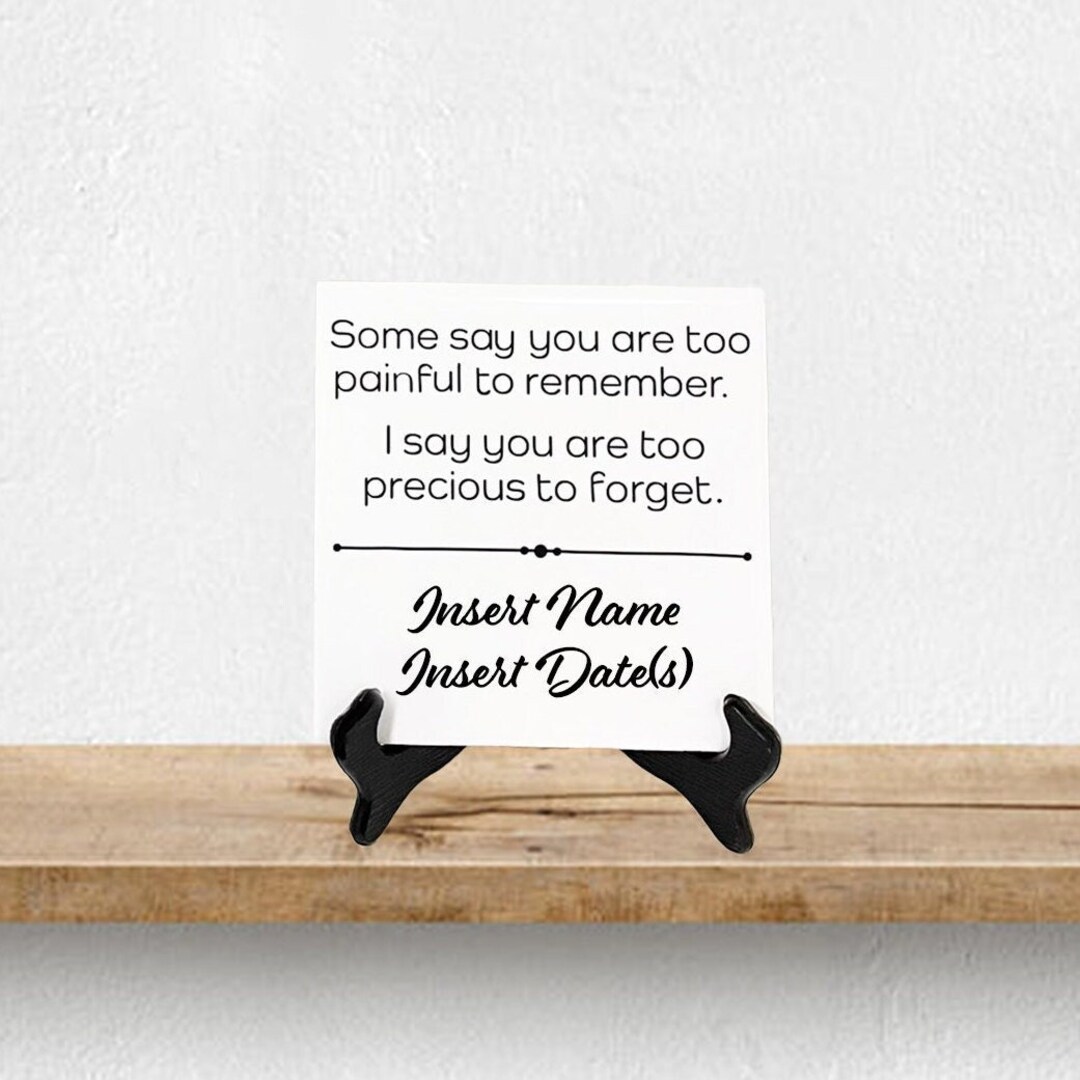 Baby Loss Memorial Plaque Pregnancy Loss Gift Stillborn Gift Etsy