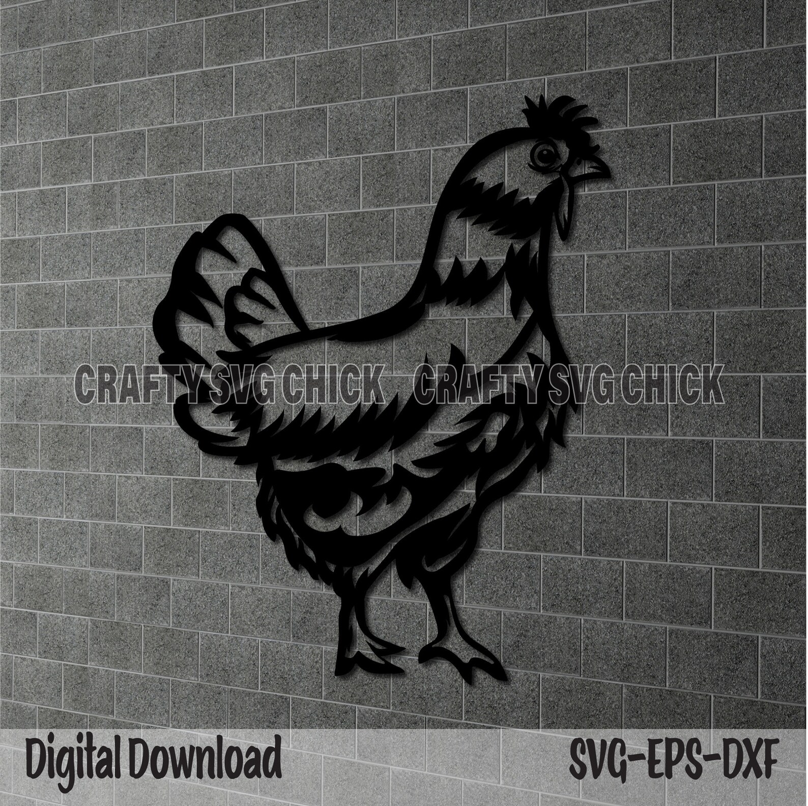 Roster Ranch Dxf File Farm Rooster Svg, Chicken Svg, Farm Rooster Dxf, Chicken Dxf, Plasma ...