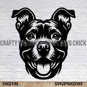 Pitbull Black Svg, Dog Svg, Pitbull Black Png, Dog Png, Pitbull Black Dxf, Dog Dxf, Svg Pdf Png Dxf, Laser Design, Door Sign, Wood Signage