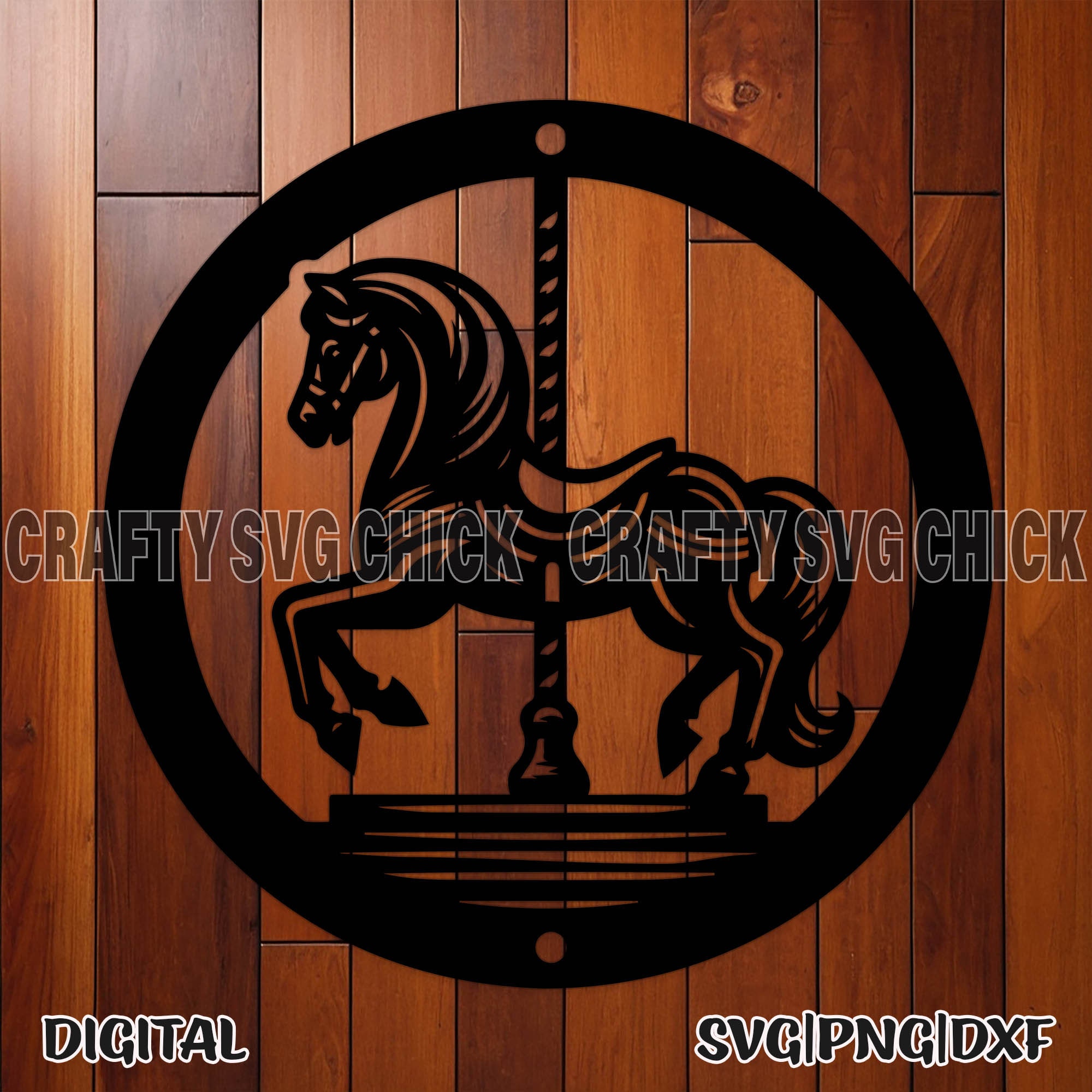 Carousel Horse Svg, Carousel Horse Png, Carousel Horse Dxf, Plasma Cut ...