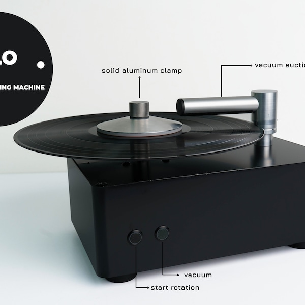 Record cleaning machine - Myllo Miny (black)