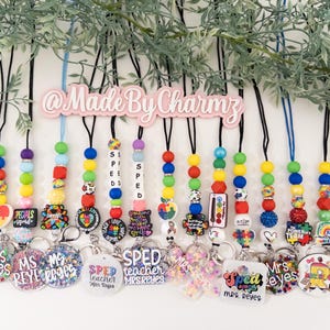 Autism Lanyard| Special Education teacher Lanyard, Cute Lanyard, Teachers Lanyard, PARA Lanyard, Personalized Lanyard,SPED Lanyard,