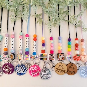 Paraprofessional Lanyard| Para Lanyard, Teacher’s Aide Lanyard,Special Education assistant Lanyard, Beaded Lanyard,Teacher Assistant Lanyard