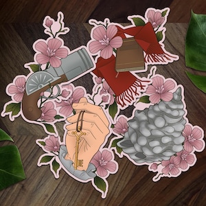 AOT Soldier Vinyl Stickers ~ Kawaii Cute Stickers ~ Anime Inspired Custom Stickers ~ Manga Inspired Laptop Decal