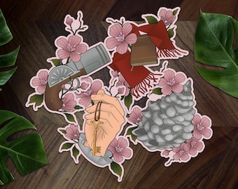 AOT Soldier Vinyl Stickers ~ Kawaii Cute Stickers ~ Anime Inspired Custom Stickers ~ Manga Inspired Laptop Decal