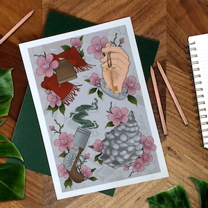 Art numérique soldat AOT ~ décoration murale inspirée de l'anime ~ affiche d'anime inspirée du manga ~ art mural esthétique kawaii ~ A5/A4