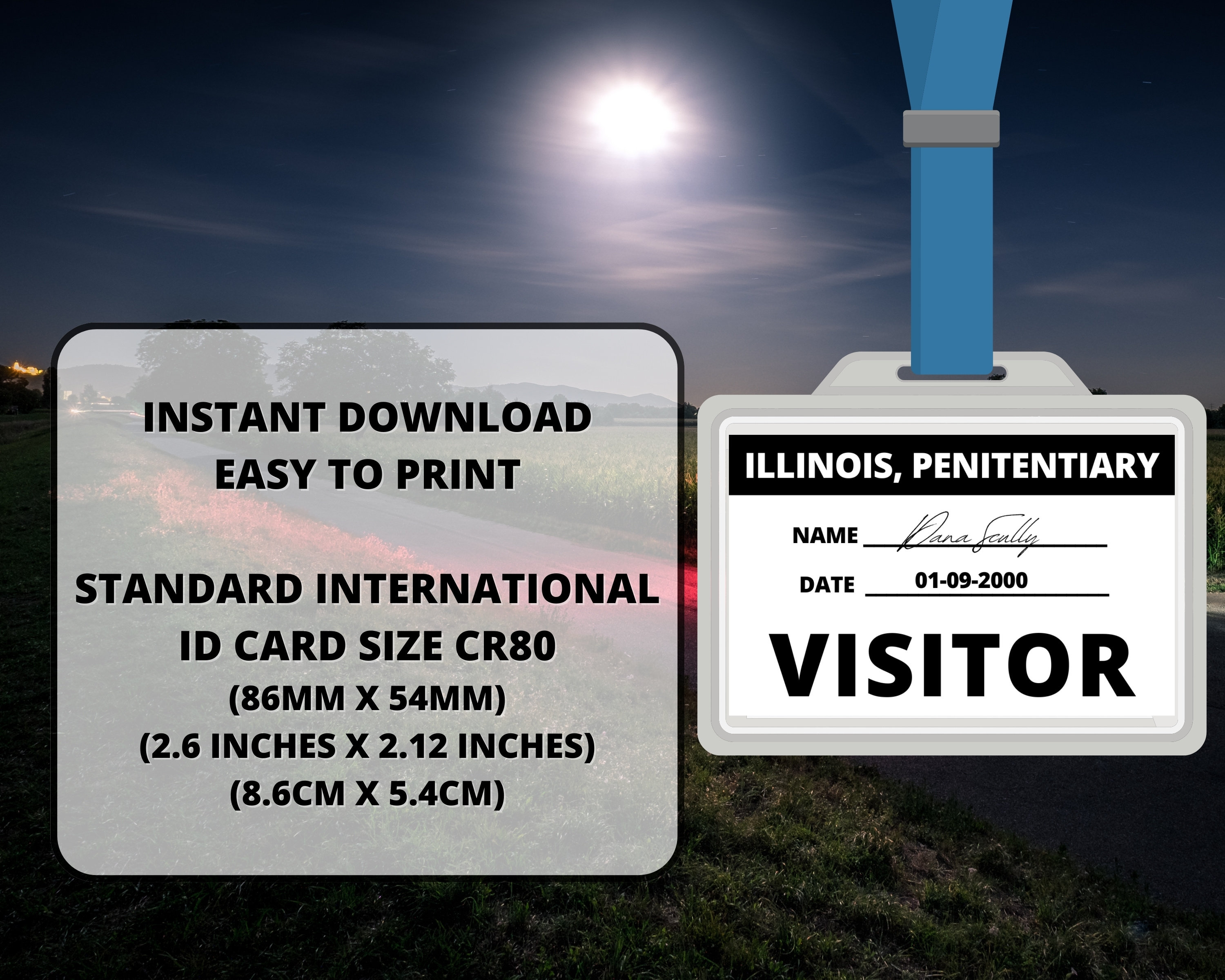 Standard Id Card Size In Cm