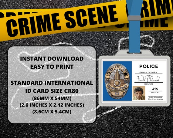 Detective Badge Printable Detective Badge Printable
