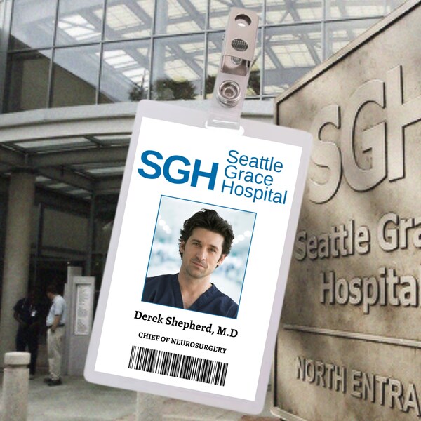 Greys Anatomy Badge Printable Etsy Australia