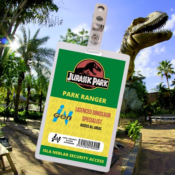 Jurassic Park Ranger Printable Badge Etsy Jurassic Park Ranger Printable Badge Etsy