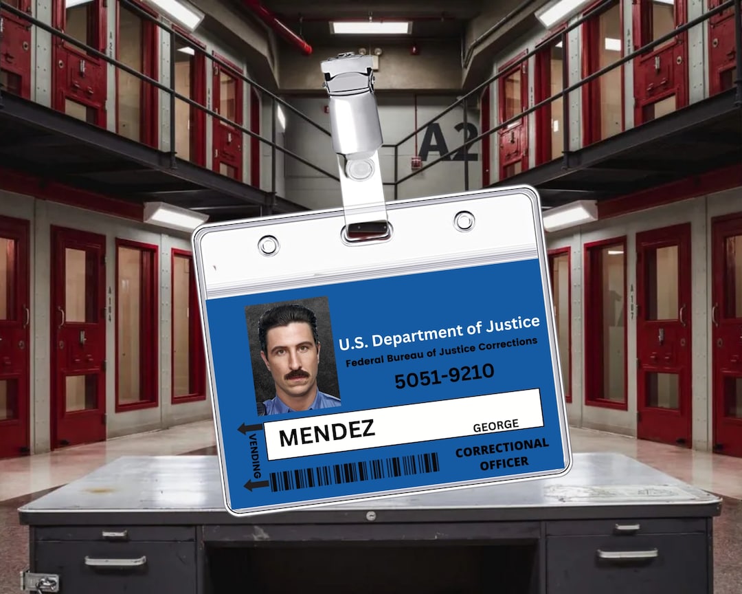 PRINTABLE Mendez, Orange is the New Black, Id Card, Name Badge, Cosplay, Accessories