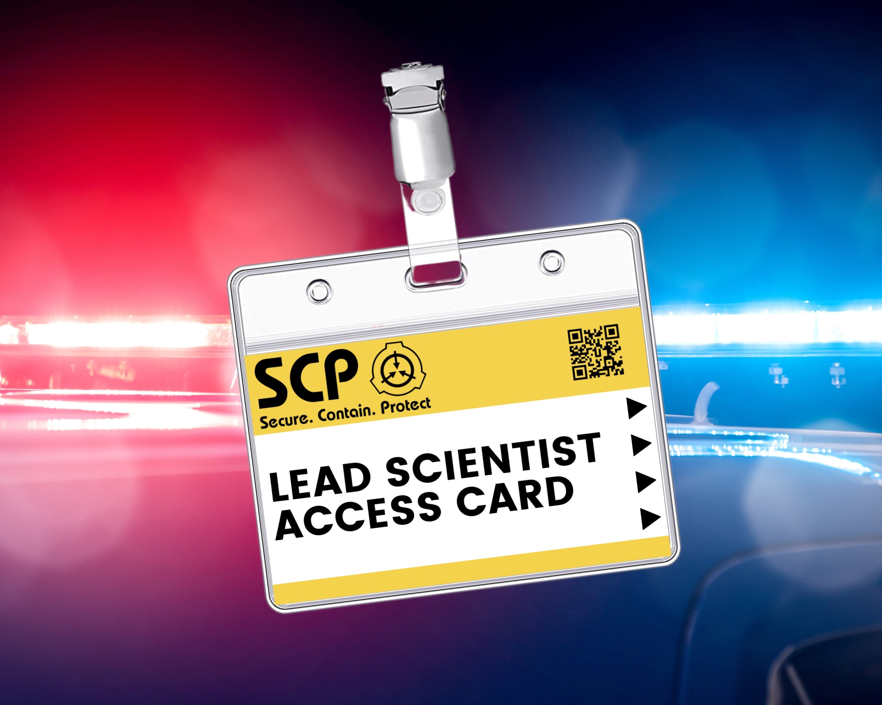 SCP Foundation Pack 1.0 2 Secure Access Cards & SCP Logo 