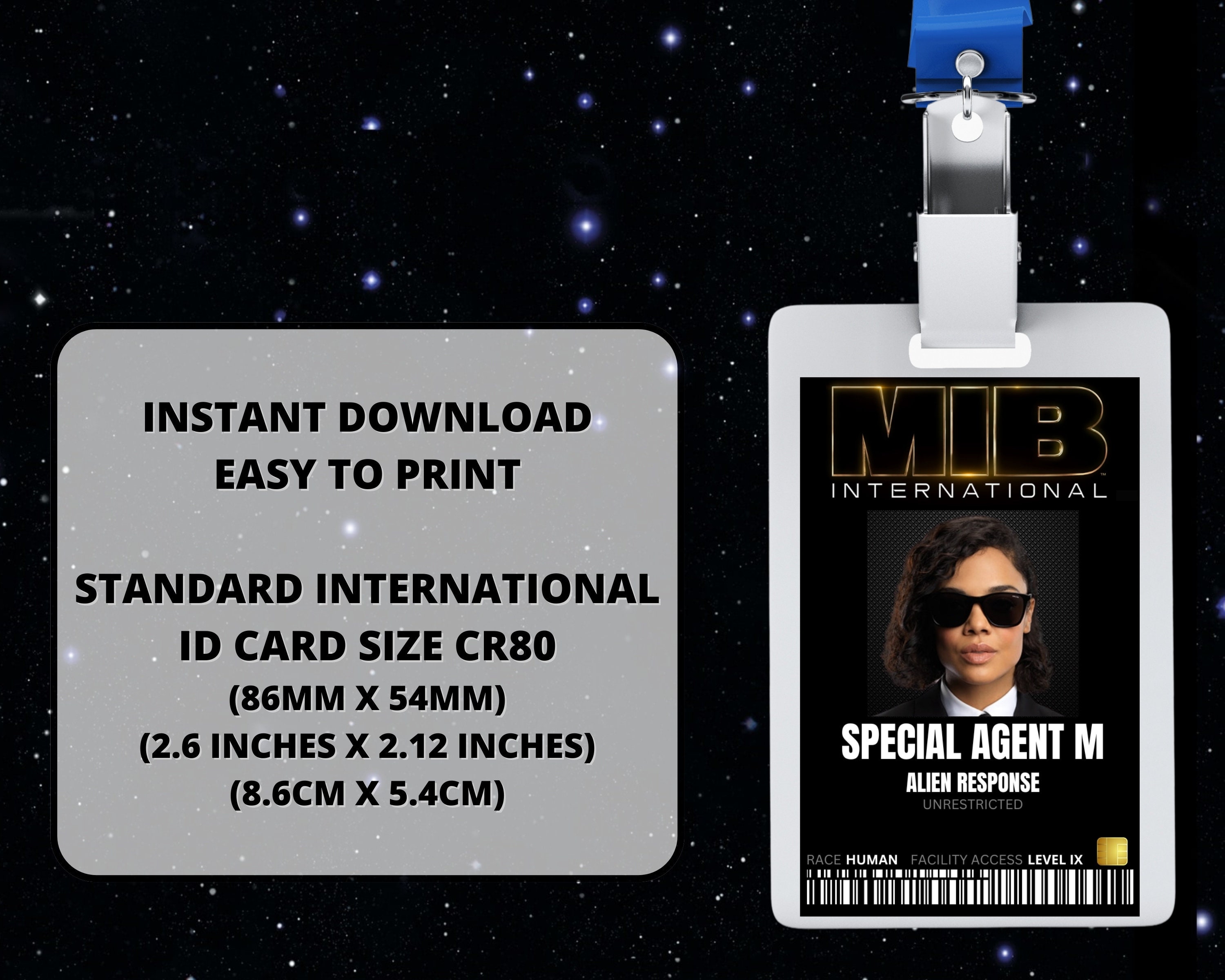 International Id Card Size