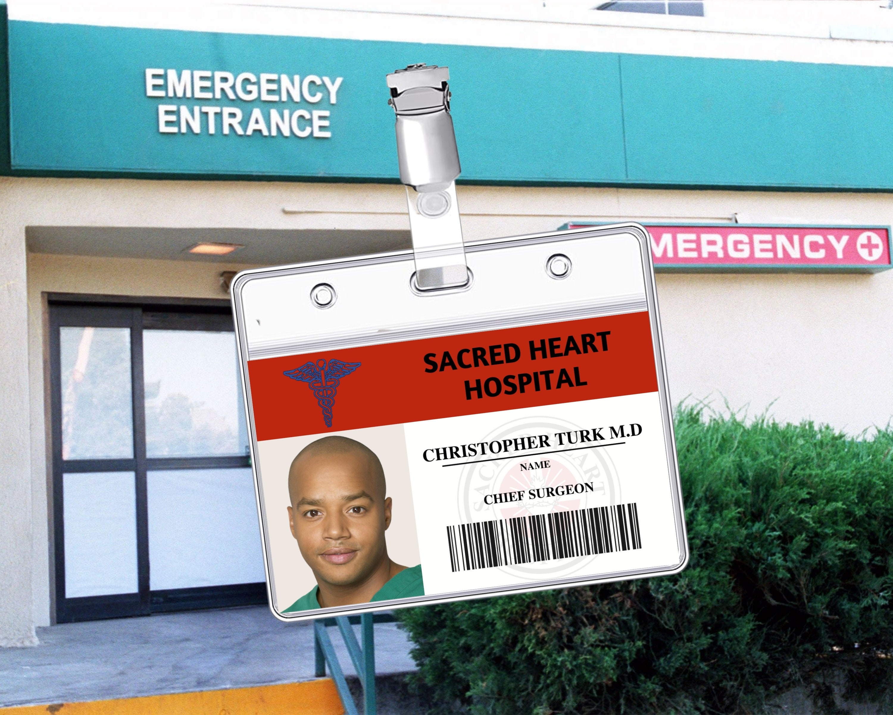 Printable CHRISTOPHER TURK SCRUBS Sacred Heart Hospital - Etsy