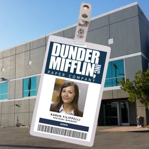 PRINTABLE KAREN FILIPPELLI the Office, Memorial, Cosplay, Id Card, Id ...