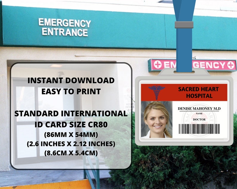 Printable DENISE MAHONEY SCRUBS Sacred Heart Hospital - Etsy