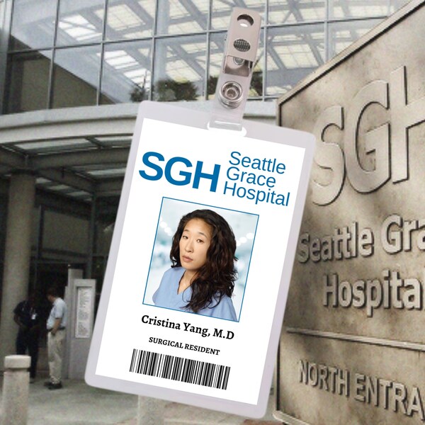 Christina Yang Badge Etsy UK Christina Yang Badge Etsy UK
