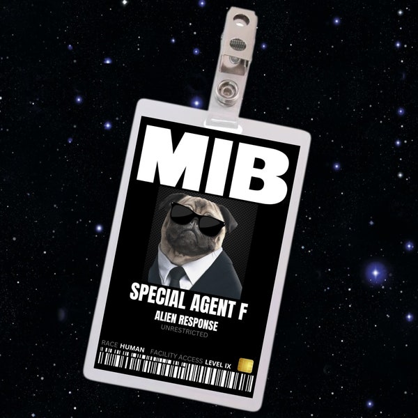 Printable Men in Black Badge - Etsy UK