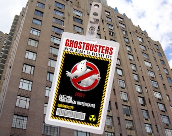 PRINTABLE Ghostbusters ID Card | Generic Replica | ID Card Badge Cosplay | Costume Name Tag Prop
