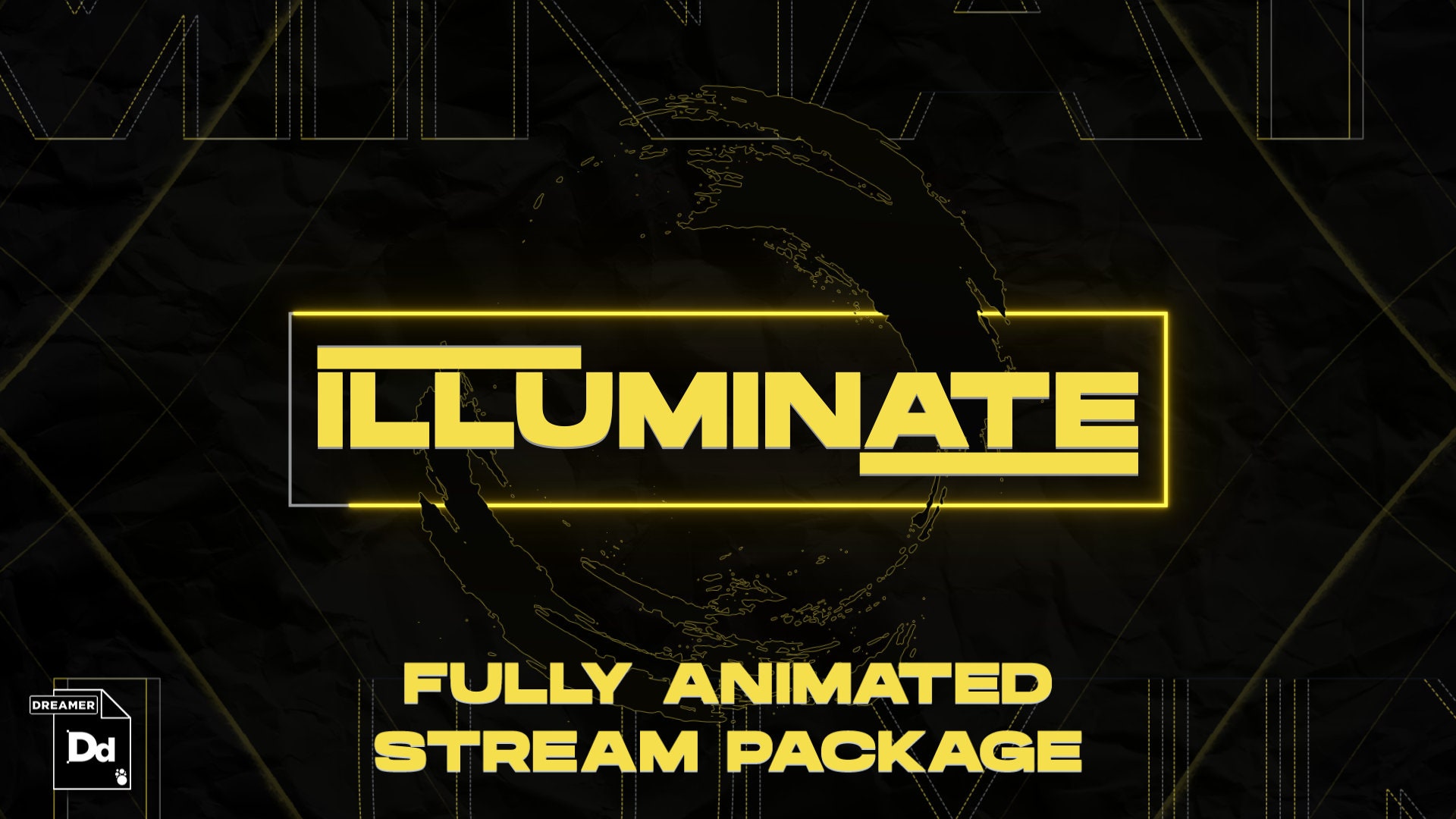 Animated Stream Overlay Package - Illuminate