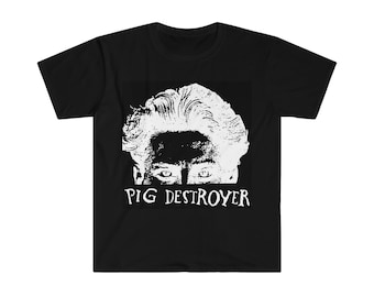 Pig Destroyer T-Shirt, Orchideen-Design, Grindcore, Death Metal