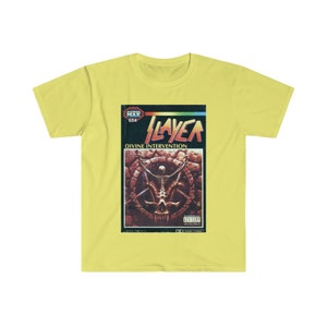 Slayer shirt Divine Intervention Cassette Bootleg design t-shirt 90&#39;s thrash metal