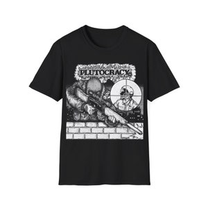 Plutocracy Sniping Pigz t-shirt punk grindcore crust hardcore powerviolence