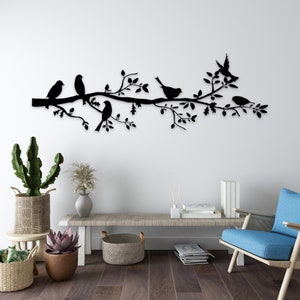 Flock of Birds Metal Wall Art, Steel Birds Wall Decor, Housewarming Gift, Birds Sign, Living Room Wall Art, Beach House Decor, Home Decor