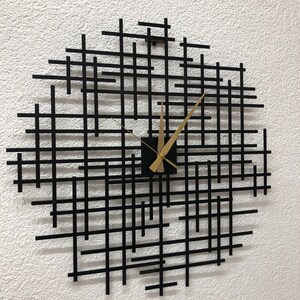 Modern Luxury Large Metal Wall Clock, Unique Clocks for Wall, Modern ...