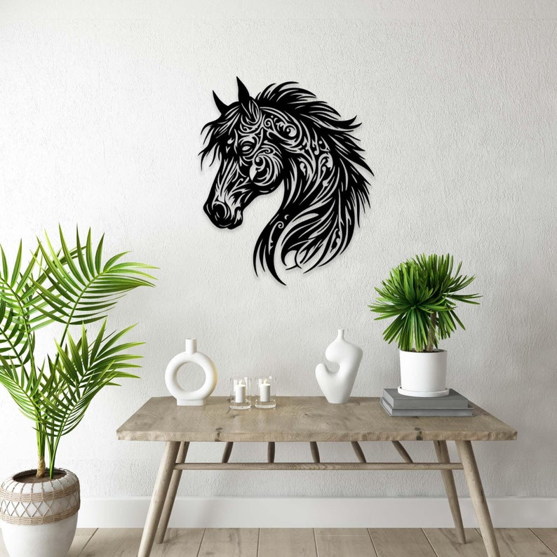 Horse Metal Wall Art