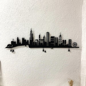 Chicago Illinois Skyline Wall Art